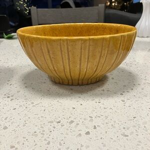 Haeger Pottery Planter Vintage 1960’s Mustard Yellow - Home Art